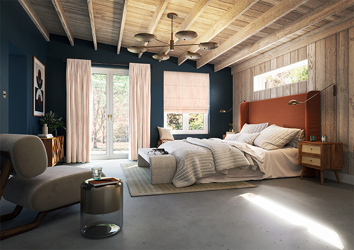 Waterfall, Passion - Twist&Fit Roman Blind - Image 6